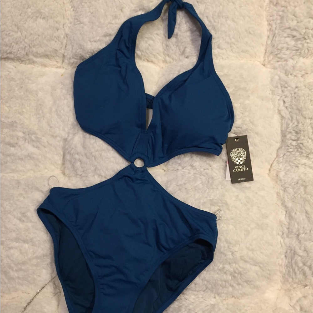 ✨ Vince Camuto Blue One-Piece Mono-bikini (NWT)